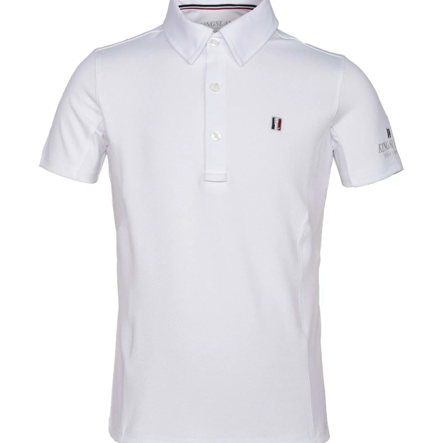 Kingsland Wedstrijdshirt Classic Korte Mouw Jongens Wit