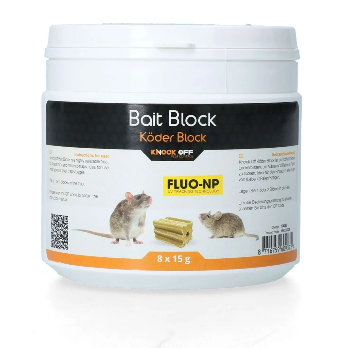 Knock Off Lokmiddel Blok Voor Muizen en Ratten