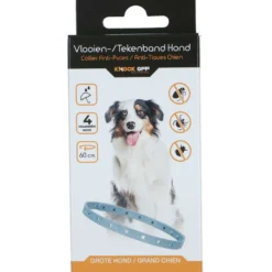Knock Off Teken en Vlooien Halsband Hond NL/FR