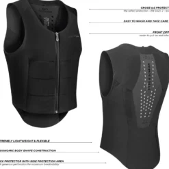 Komperdell Rugprotector Flexfit Regular New Zwart