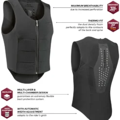 Komperdell Rugprotector Flexfit Regular New Zwart