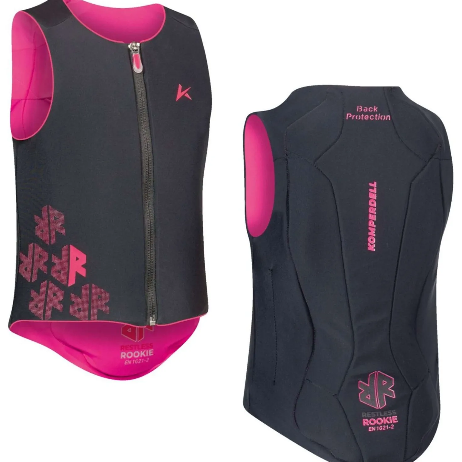 Komperdell Rugprotector FlexFit Pro Junior Zwart/Roze