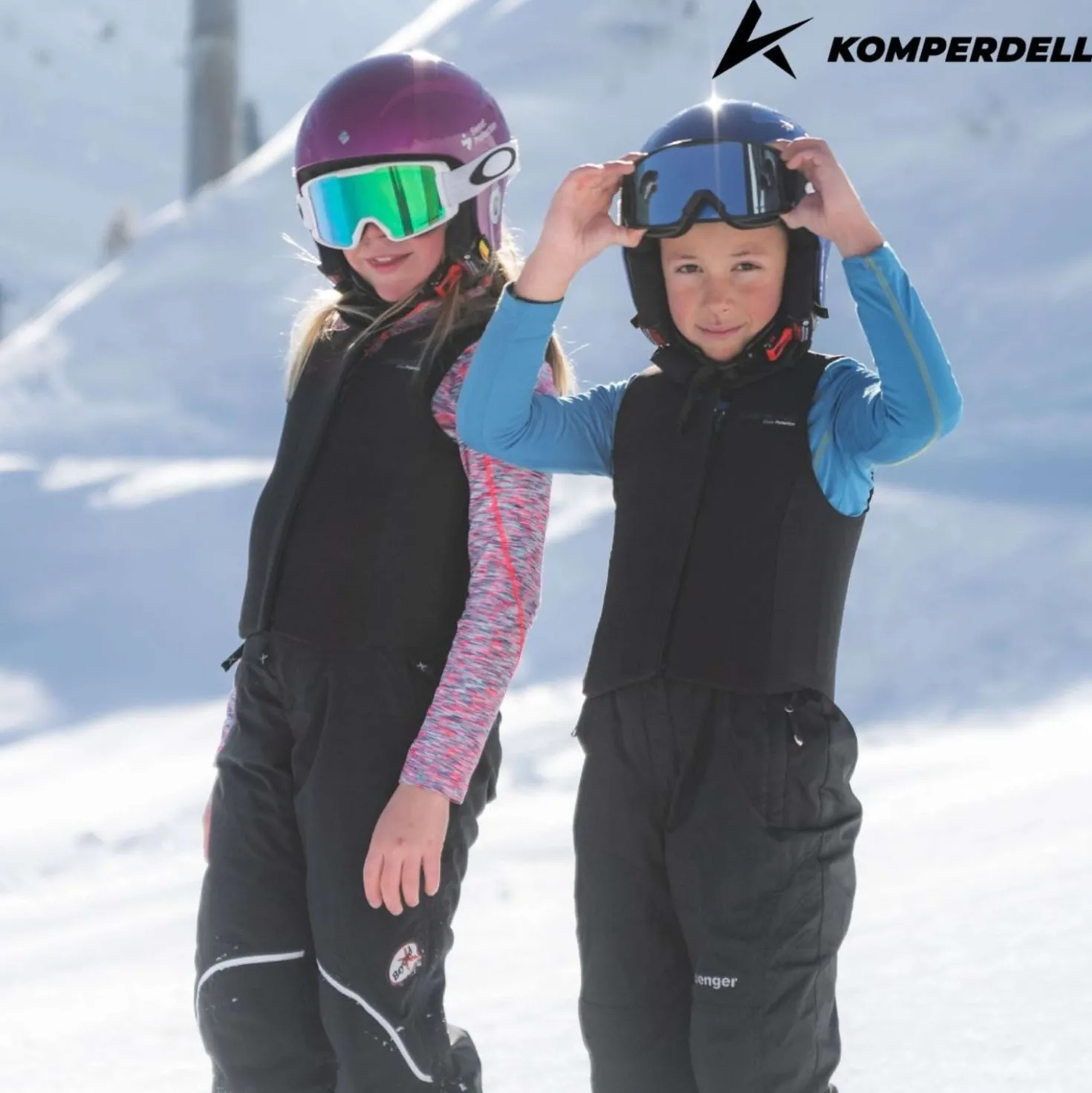 Komperdell Rugprotector FlexFit Pro Junior Zwart/Roze