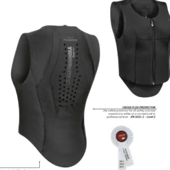 Komperdell Rugprotector Flexfit Slim Zwart/Grijs