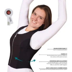 Komperdell Rugprotector Flexfit Slim Zwart/Grijs