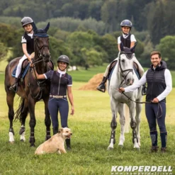 Komperdell Rugprotector Flexfit Slim Zwart/Bordeaux