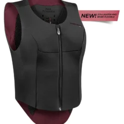 Komperdell Rugprotector Flexfit Slim Zwart/Bordeaux