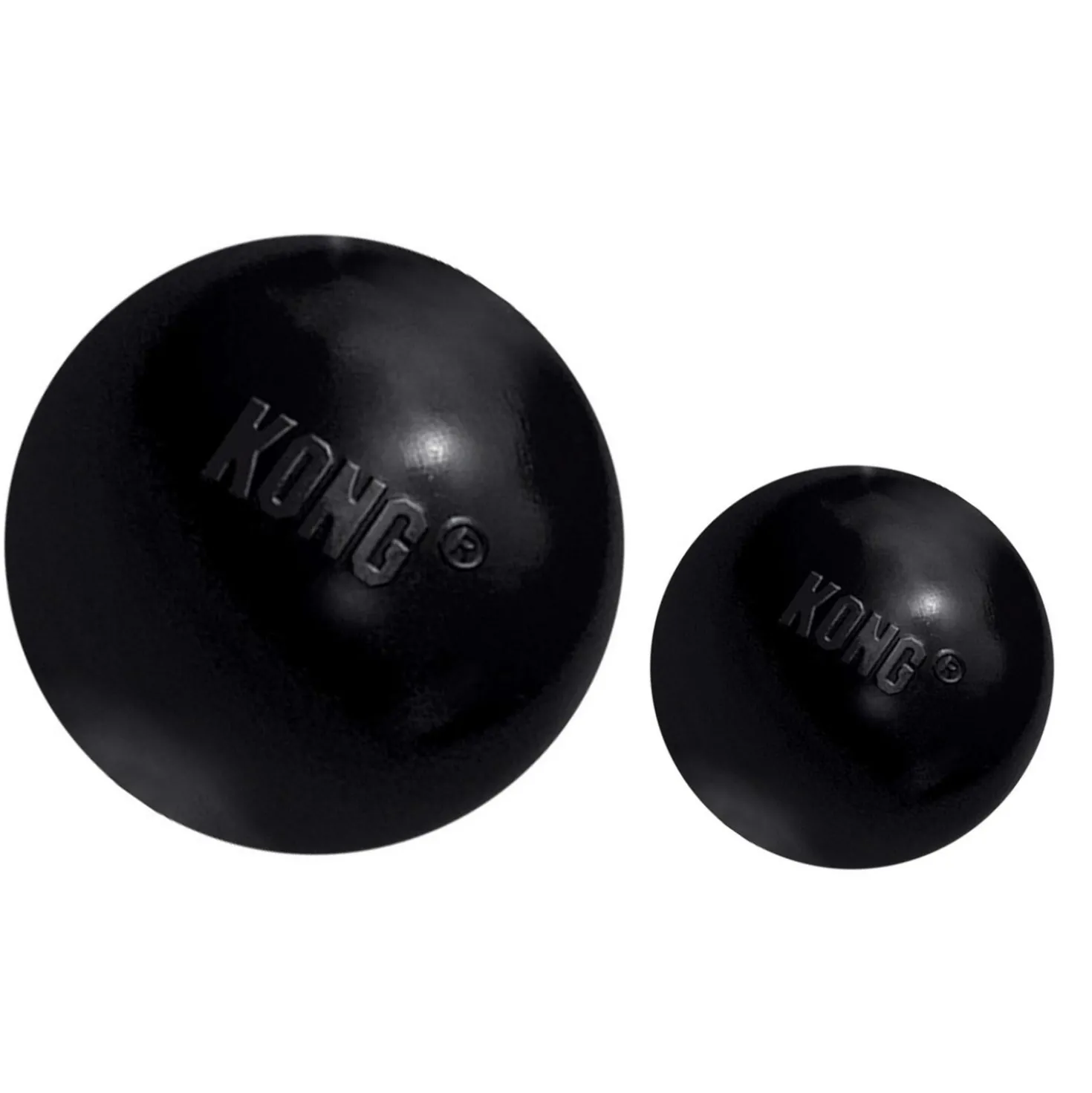 KONG X-treme Rubber Bal Zwart