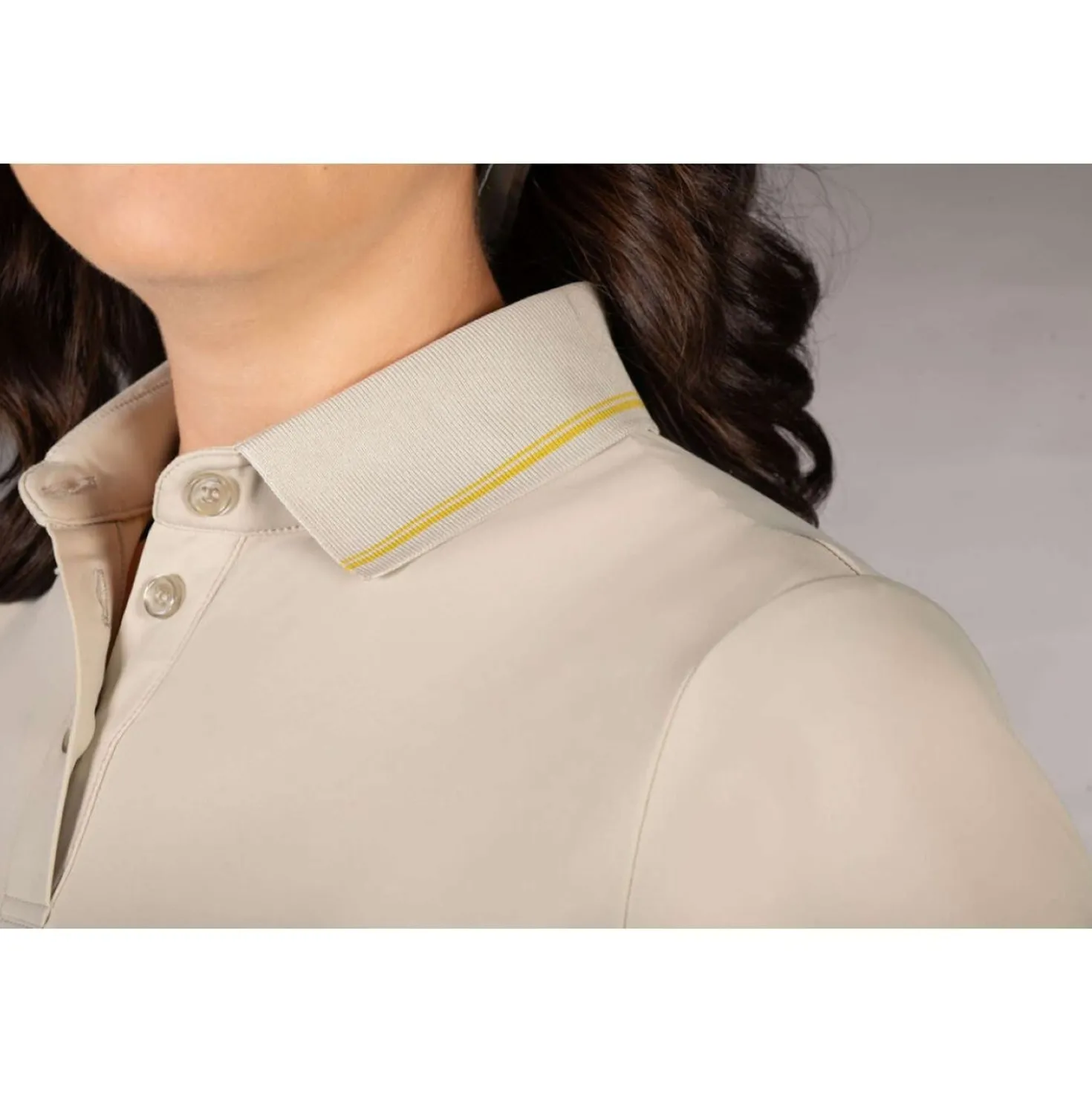Lauria Garrelli Poloshirt Limone Grijs/Beige