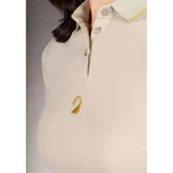 Lauria Garrelli Poloshirt Limone Grijs/Beige