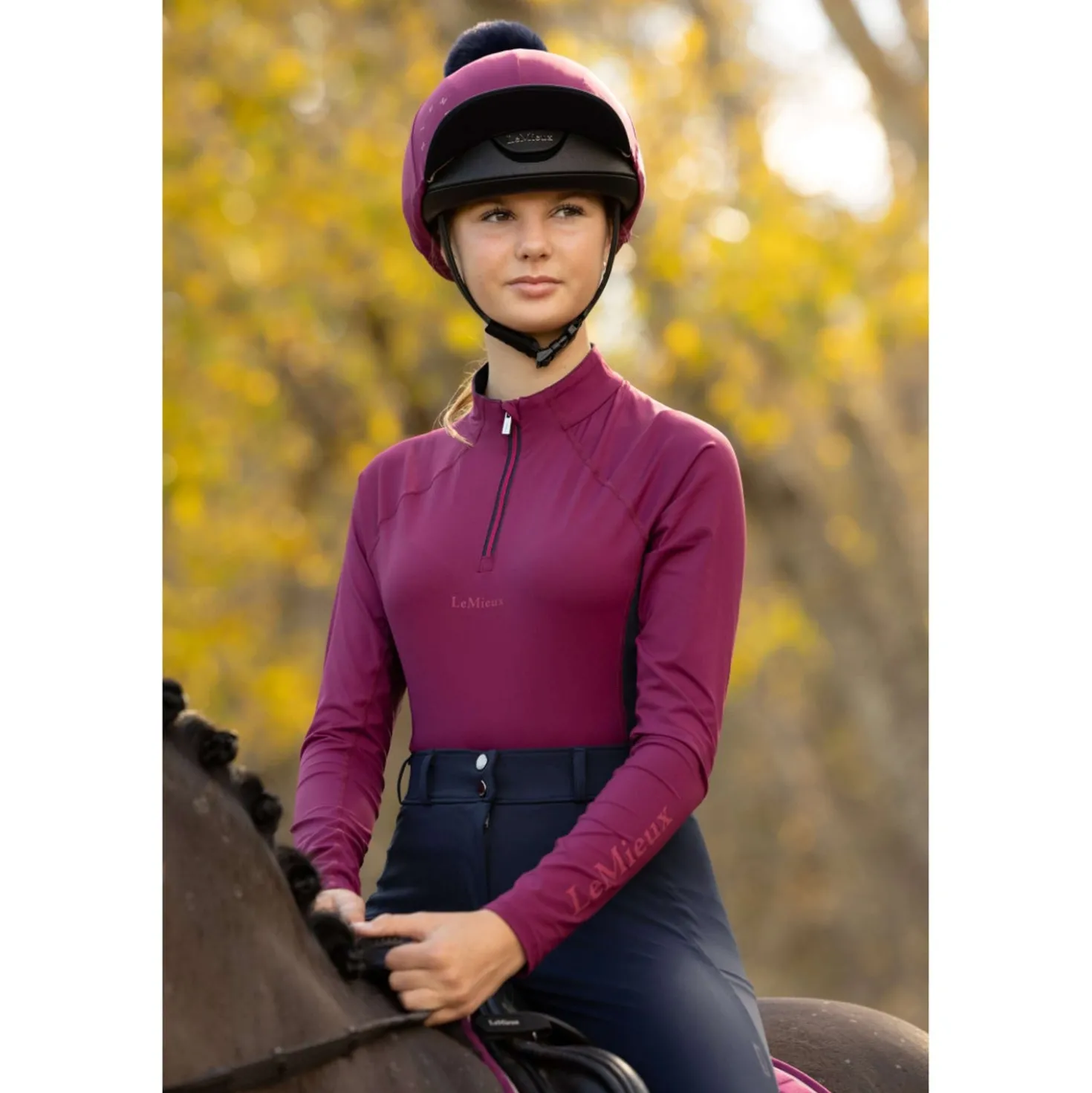 LeMieux Baselayer Classique Kids Blackberry