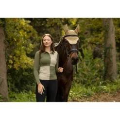 LeMieux Baselayer Harlequin Rugby Willow/Pear