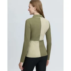 LeMieux Baselayer Harlequin Rugby Willow/Pear
