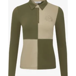 LeMieux Baselayer Harlequin Rugby Willow/Pear