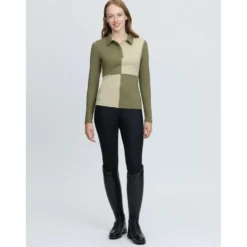 LeMieux Baselayer Harlequin Rugby Willow/Pear