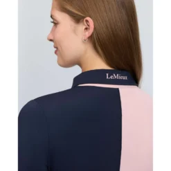 LeMieux Baselayer Harlequin Rugby Petal/Navy