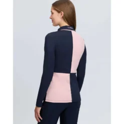 LeMieux Baselayer Harlequin Rugby Petal/Navy