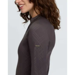 LeMieux Baselayer Heritage Check Lange Mouwen Cocoa