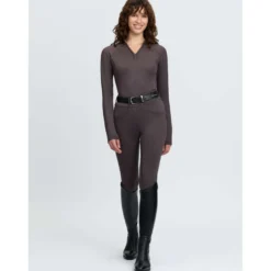 LeMieux Baselayer Heritage Check Lange Mouwen Cocoa