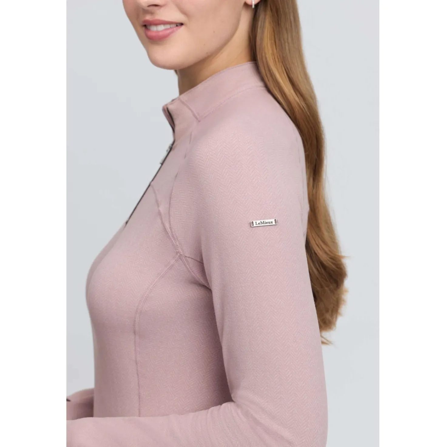LeMieux Baselayer Heritage Herringbone Wild Rose