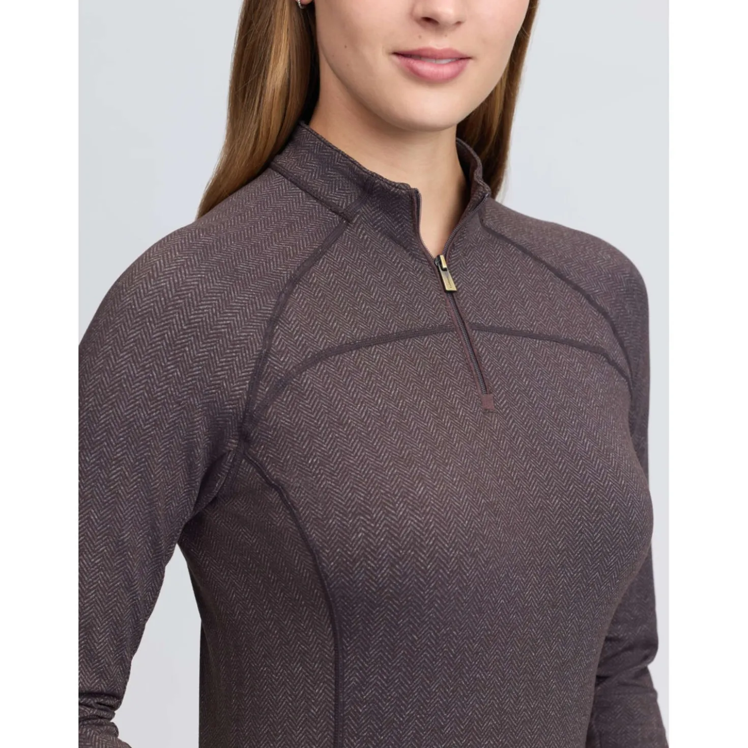 LeMieux Baselayer Heritage Herringbone Cocoa