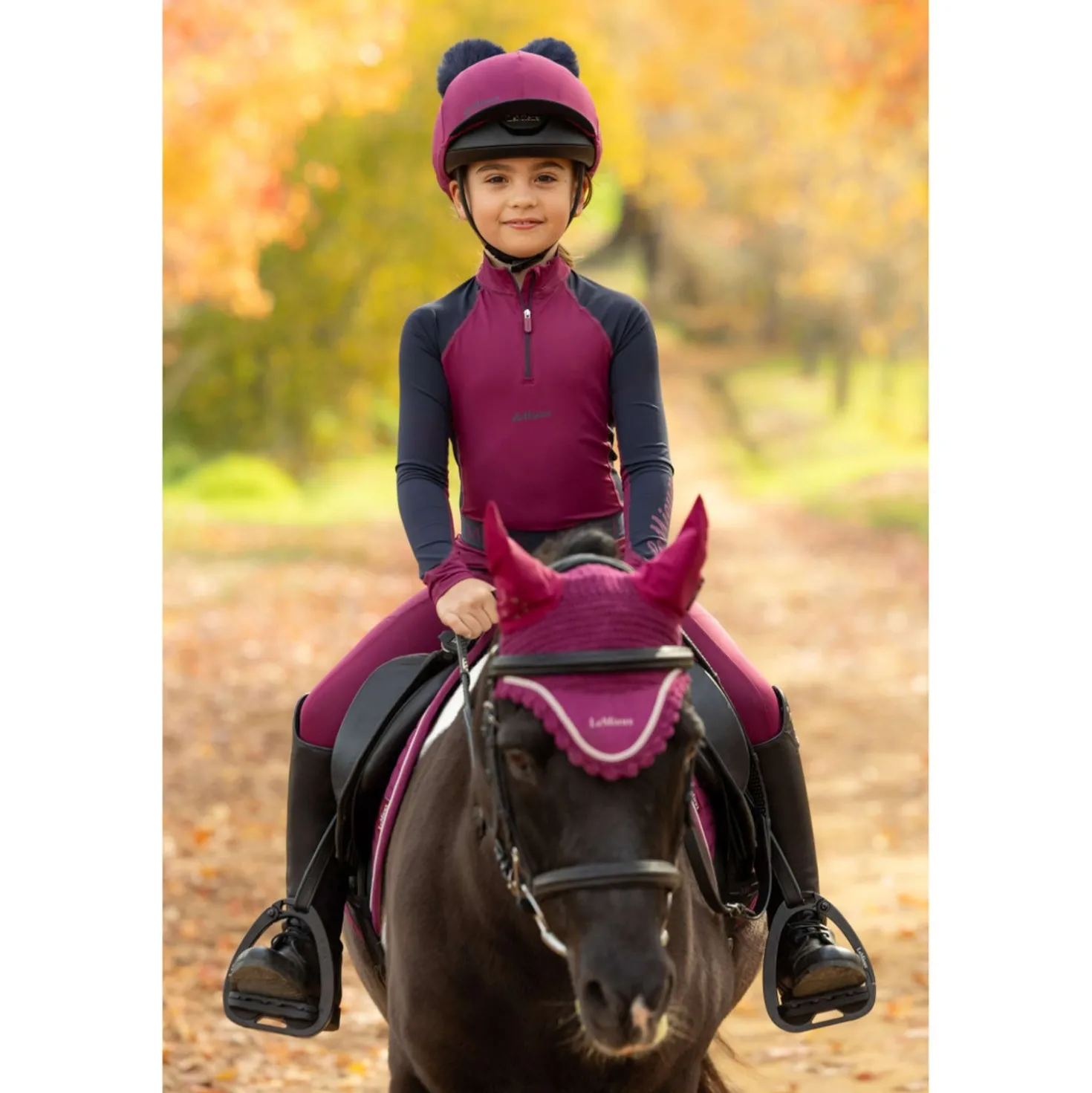 LeMieux Baselayer Kids Blackberry