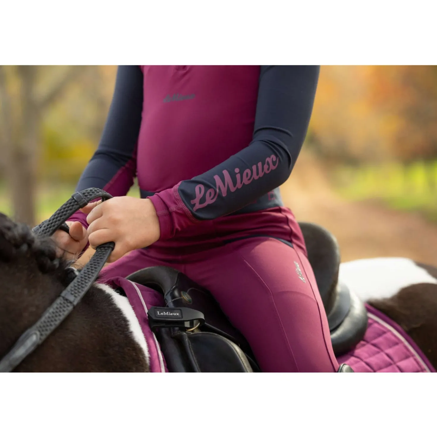 LeMieux Baselayer Kids Blackberry