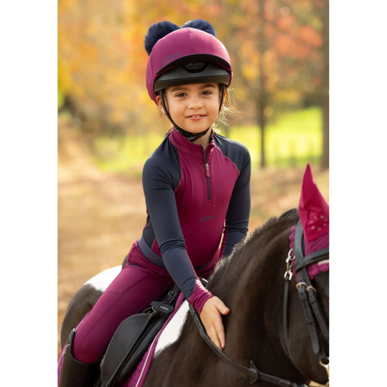 LeMieux Baselayer Kids Blackberry