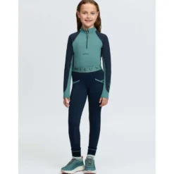 LeMieux Baselayer Kids Navy/Aloe