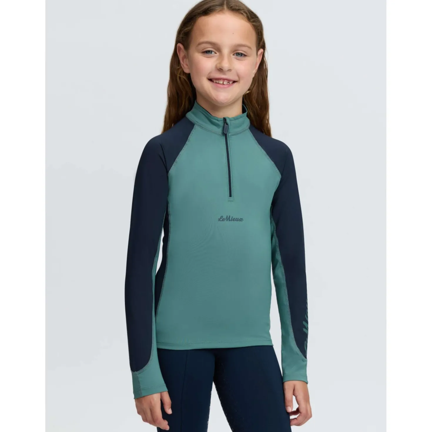 LeMieux Baselayer Kids Navy/Aloe