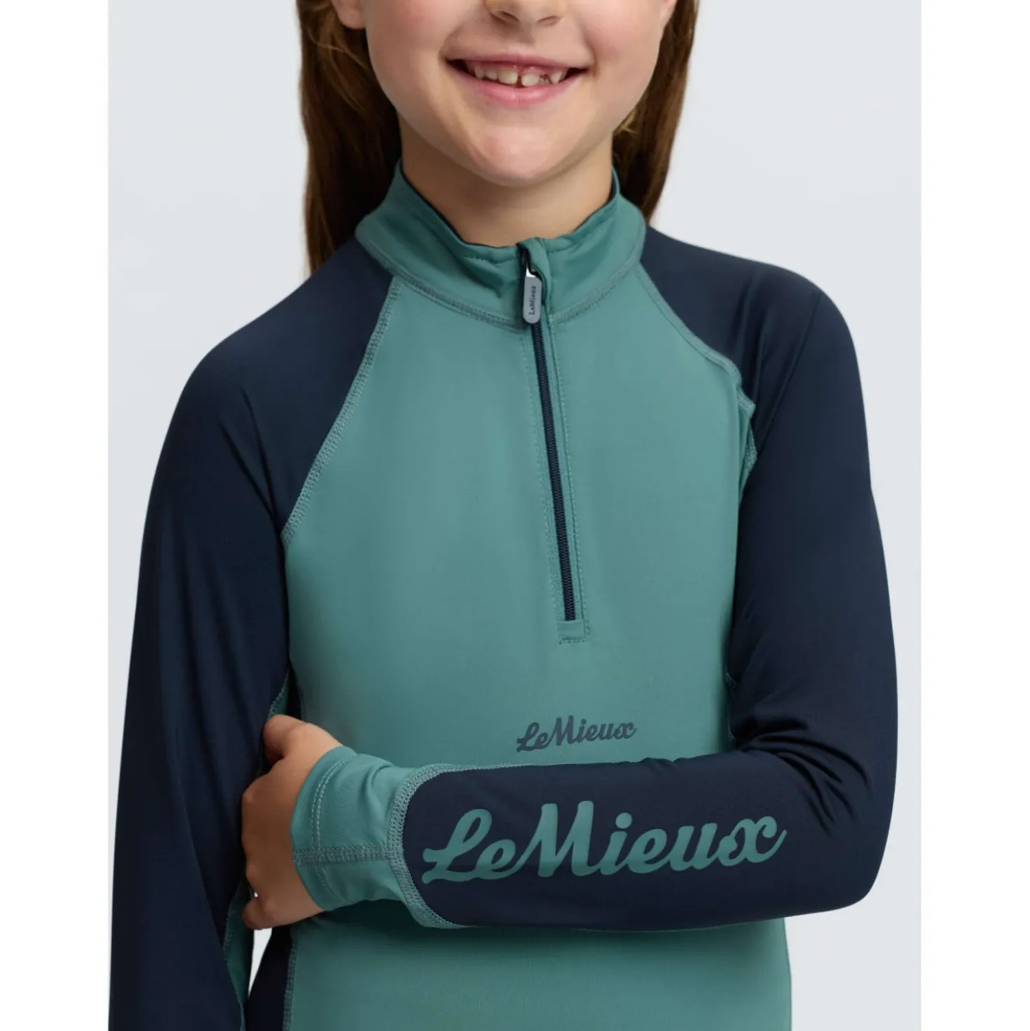 LeMieux Baselayer Kids Navy/Aloe