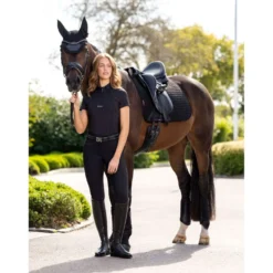 LeMieux Baselayer Mia Mesh Korte Mouwen Zwart