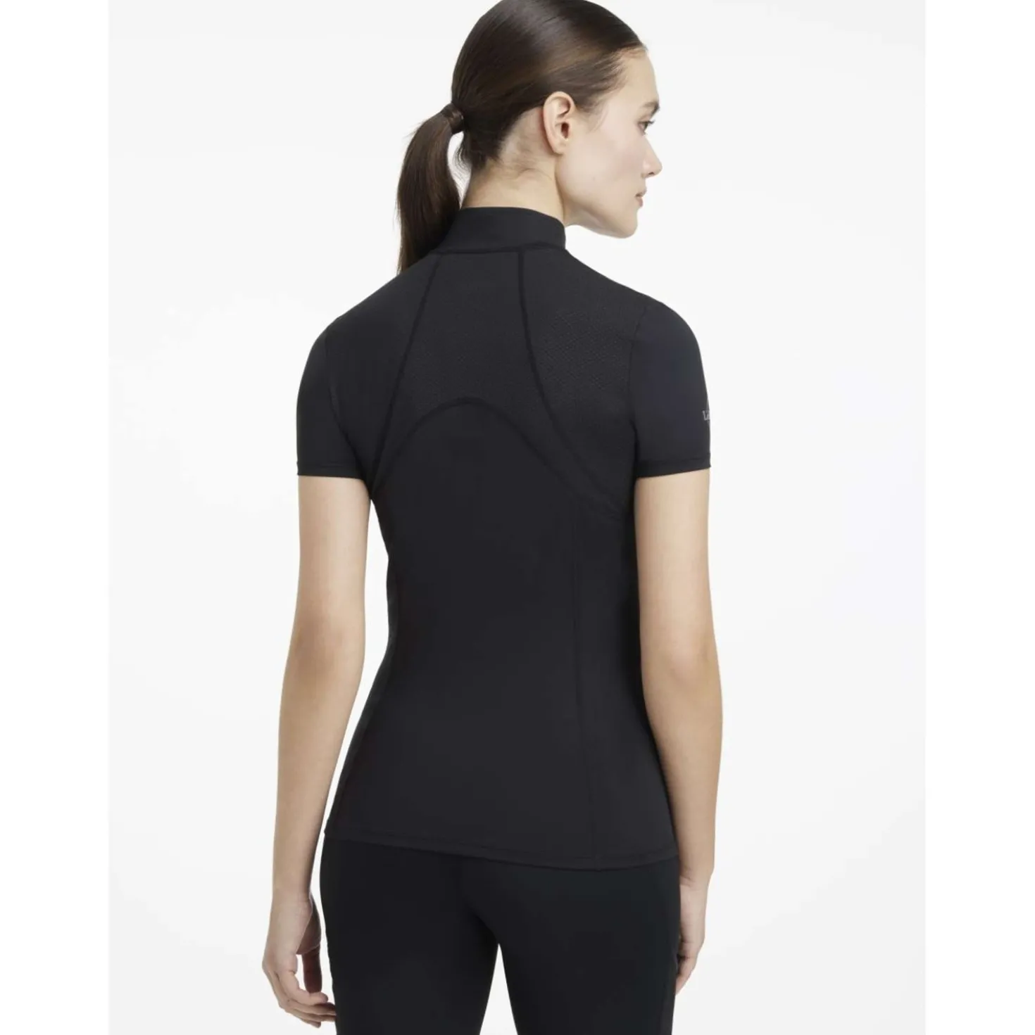 LeMieux Baselayer Mia Mesh Korte Mouwen Zwart