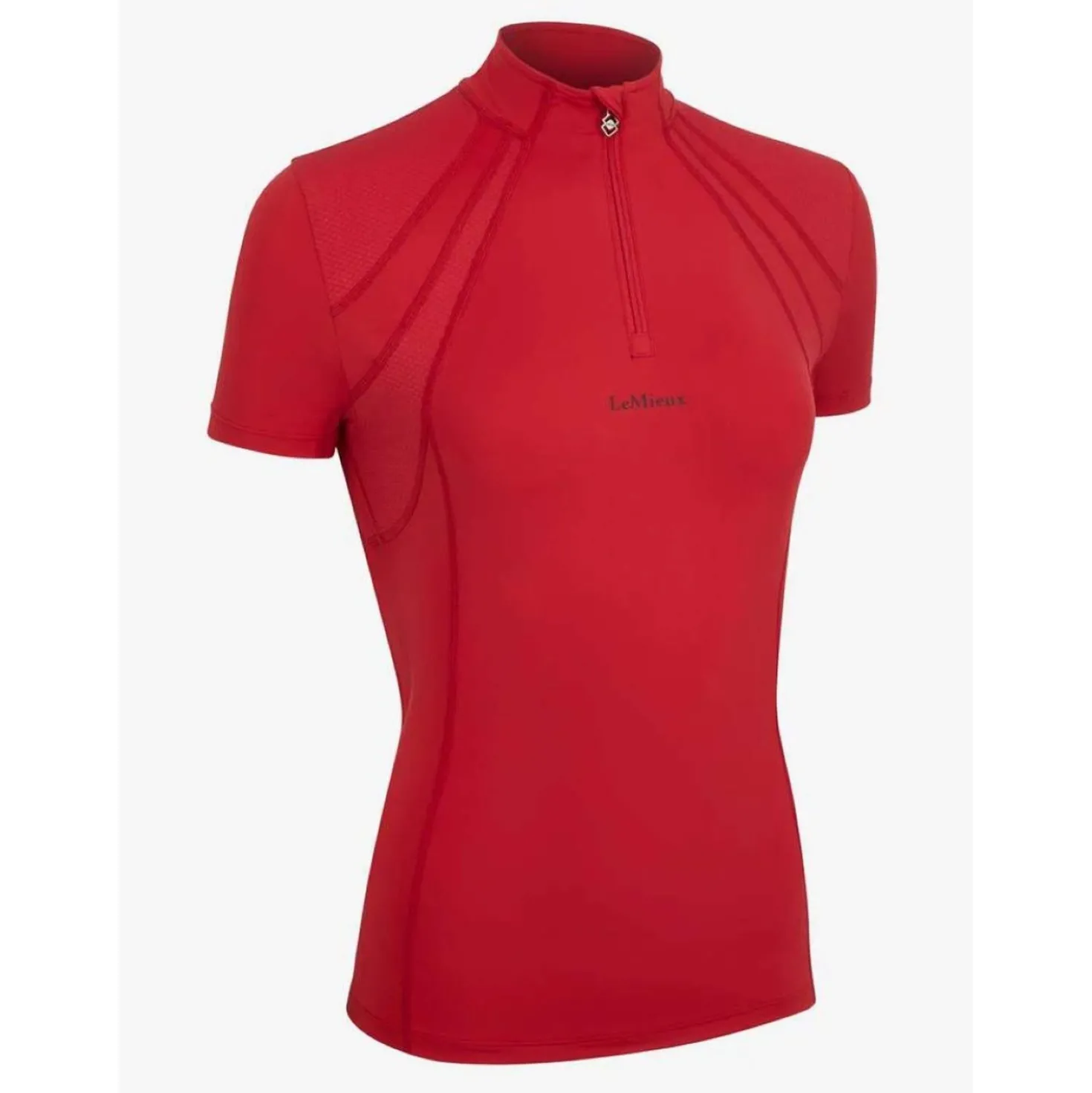 LeMieux Baselayer Mia Mesh Korte Mouwen Chilli