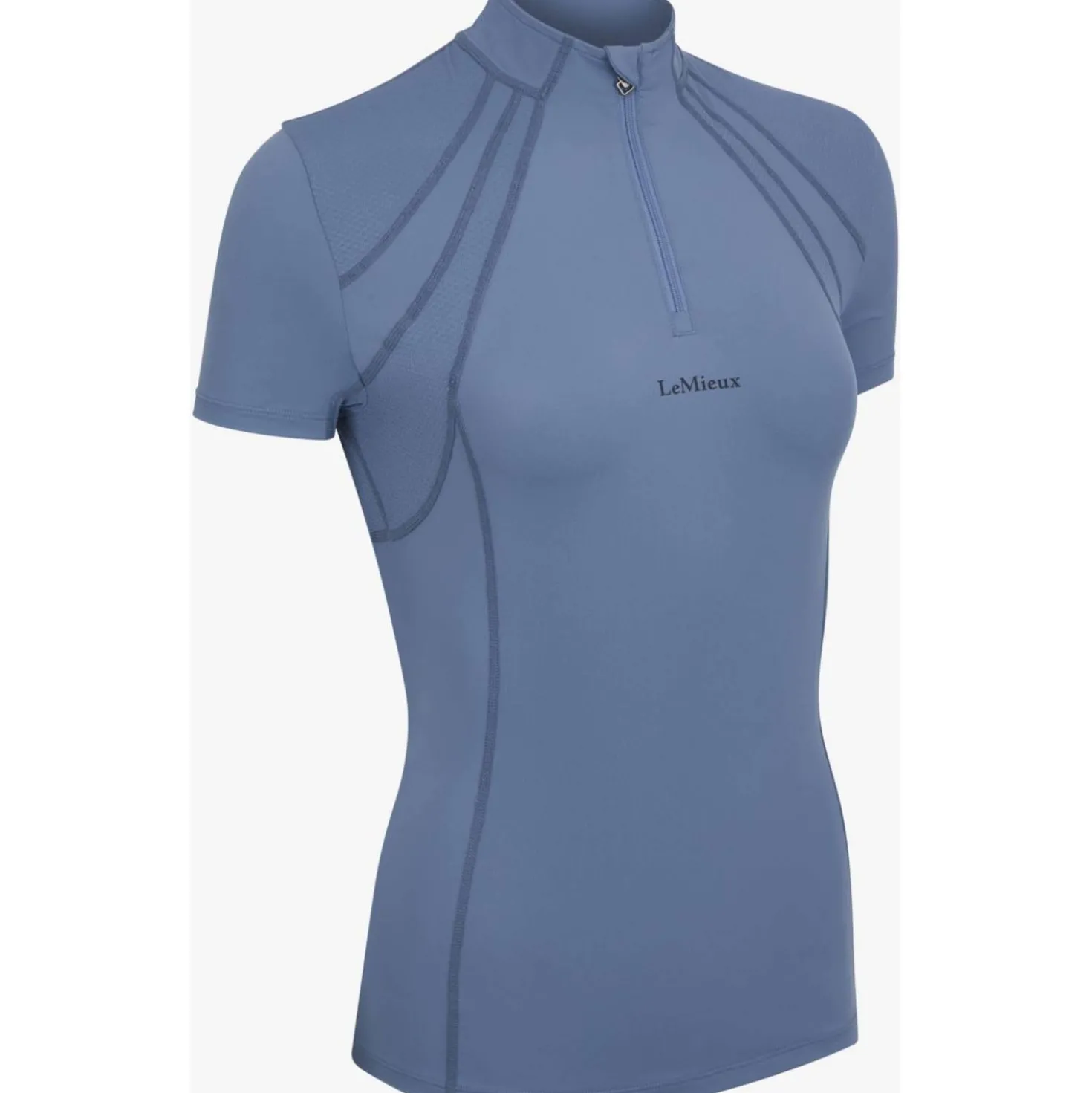 LeMieux Baselayer Mia Mesh Korte Mouwen Ijsblauw