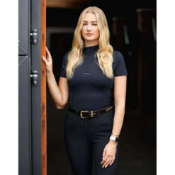 LeMieux Baselayer Mia Mesh Korte Mouwen Navy