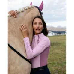 LeMieux Base Layer Philippa Mesh Lange Mouwen Fondant
