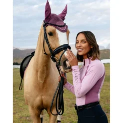 LeMieux Base Layer Philippa Mesh Lange Mouwen Fondant