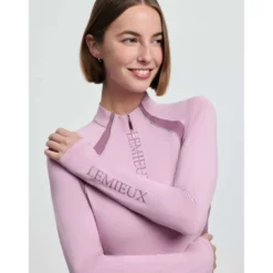 LeMieux Base Layer Philippa Mesh Lange Mouwen Fondant