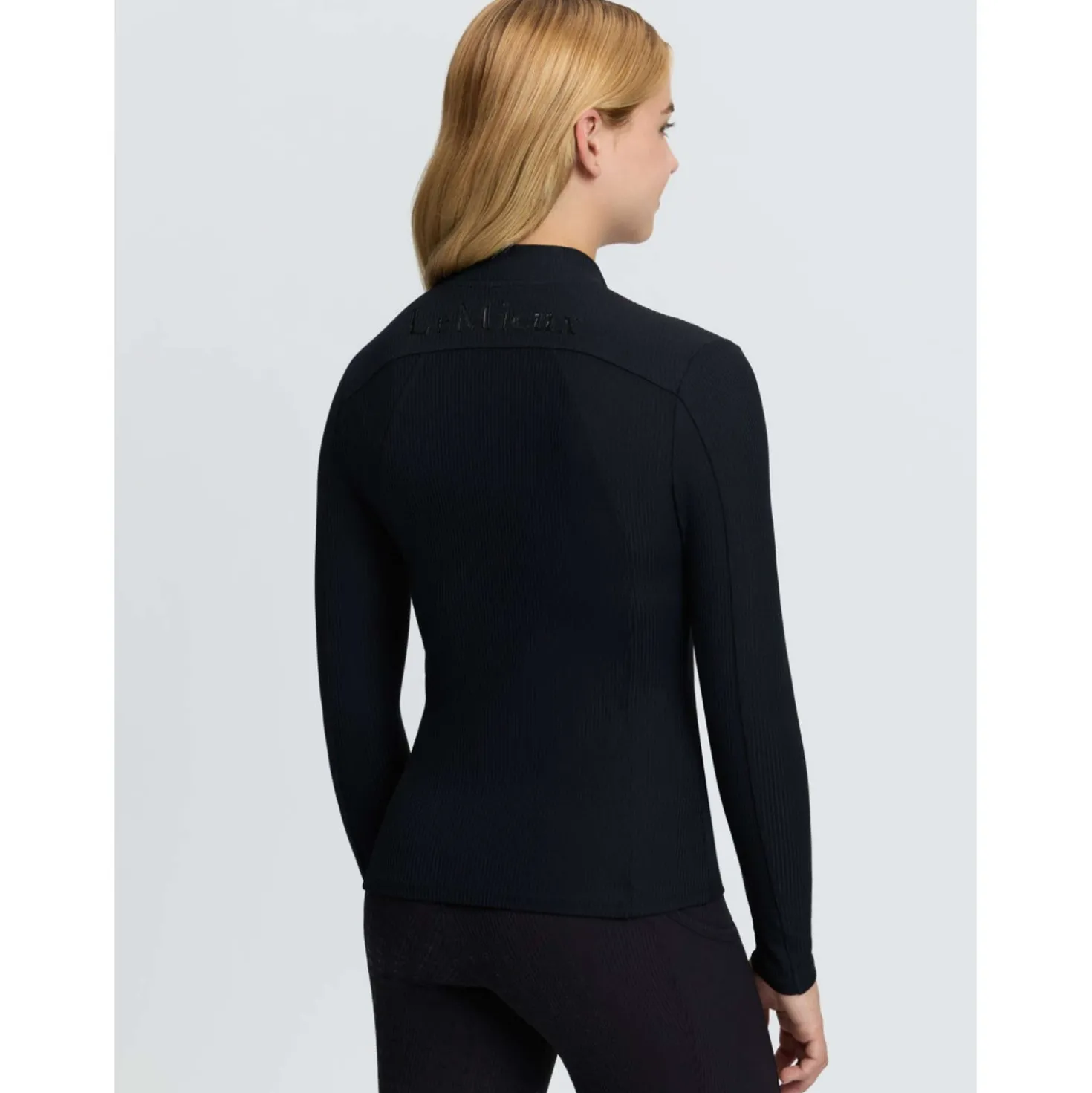 LeMieux Baselayer Raye Ribbed Kids Black