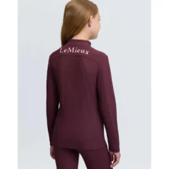 LeMieux Baselayer Raye Ribbed Kids Bramble