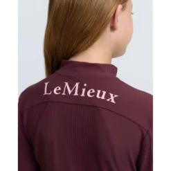 LeMieux Baselayer Raye Ribbed Kids Bramble