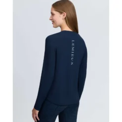 LeMieux Baselayer Sports Tee Lange Mouwen Navy