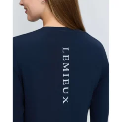 LeMieux Baselayer Sports Tee Lange Mouwen Navy