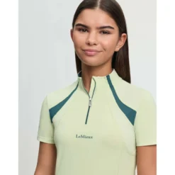 LeMieux Base Layer Young Rider Mia Mesh Macaron