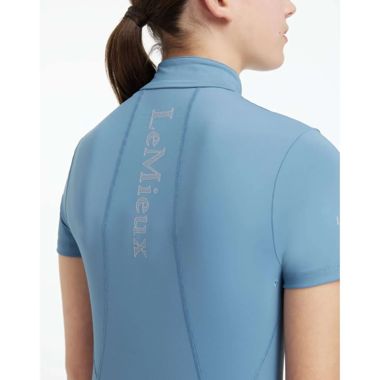LeMieux Baselayer Young Rider Classique Korte Mouwen Ice Blue