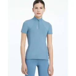 LeMieux Baselayer Young Rider Classique Korte Mouwen Ice Blue