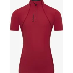 LeMieux Baselayer Young Rider Classique Korte Mouwen Chilli