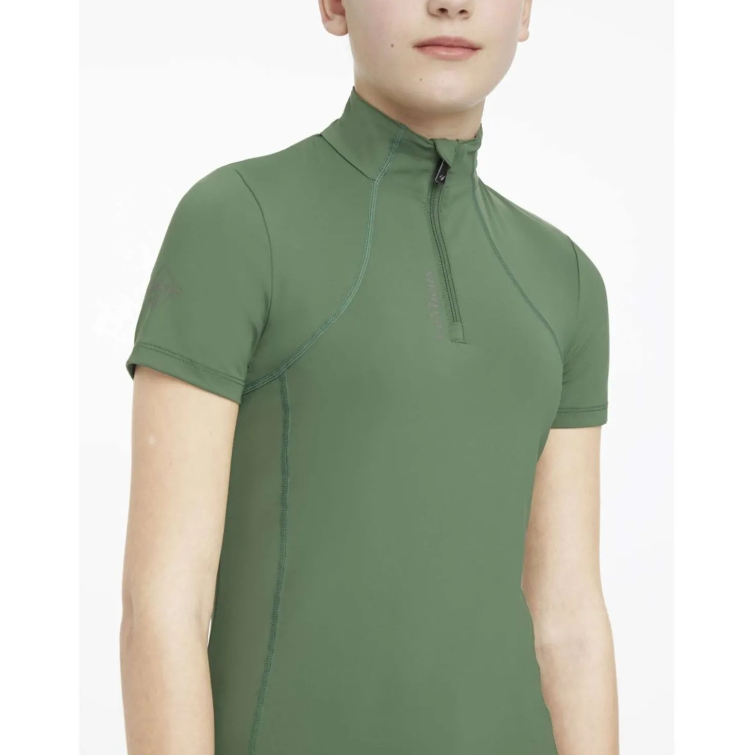 LeMieux Baselayer Young Rider Classique Korte Mouwen Hunter Green