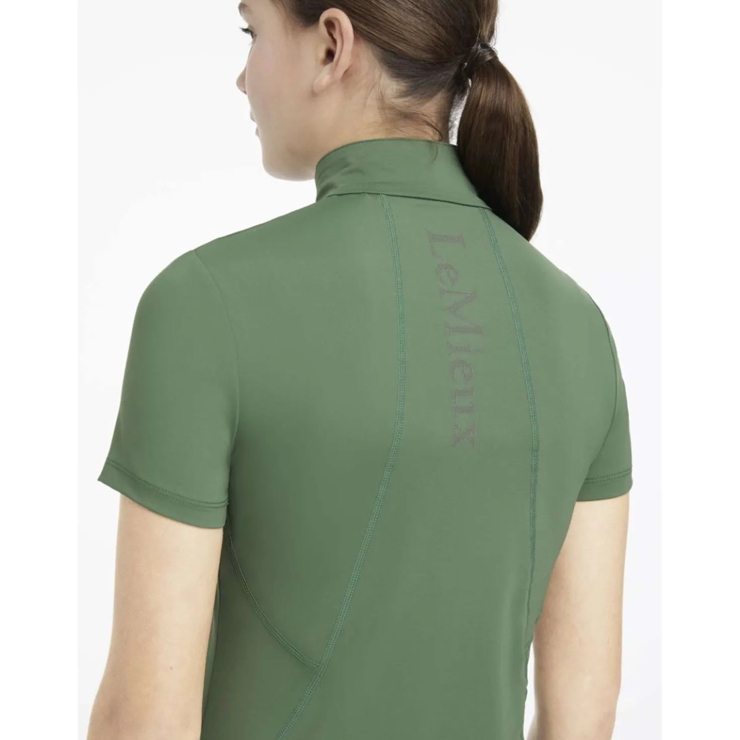 LeMieux Baselayer Young Rider Classique Korte Mouwen Hunter Green